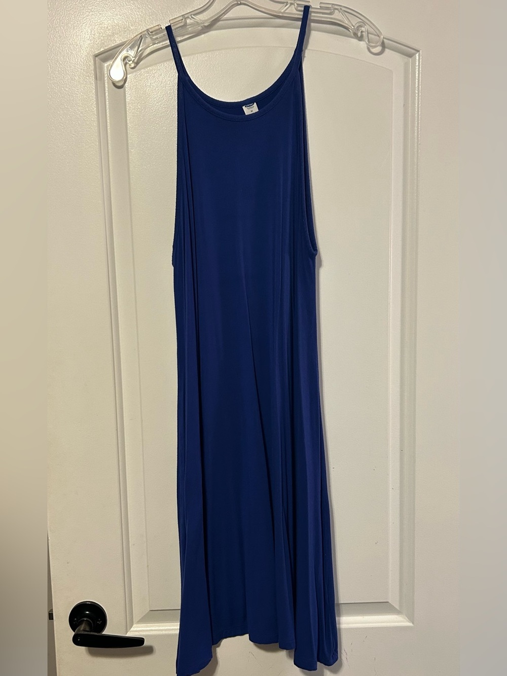 Sleeveless Royal Blue Casual Dress - M